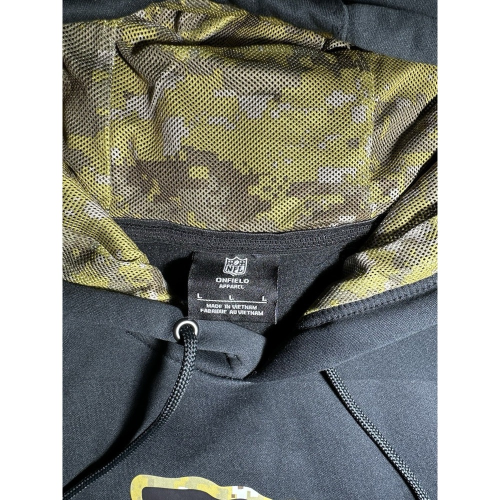 Nike Kansas City Chiefs Salute to Service OnField Hoodie Men's L #15 Mahomes NWT - Picture 3 of 4